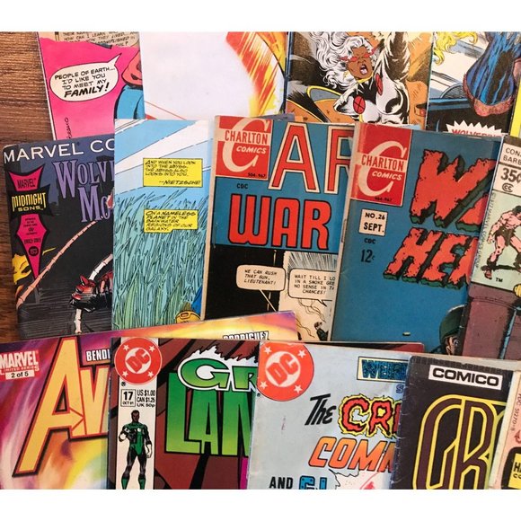 16 DAMAGED USED COMICS FOR CRAFTING inc HARDCOVER TPB LOOSE - 3 POUNDS OF COMICS - Picture 3 of 8